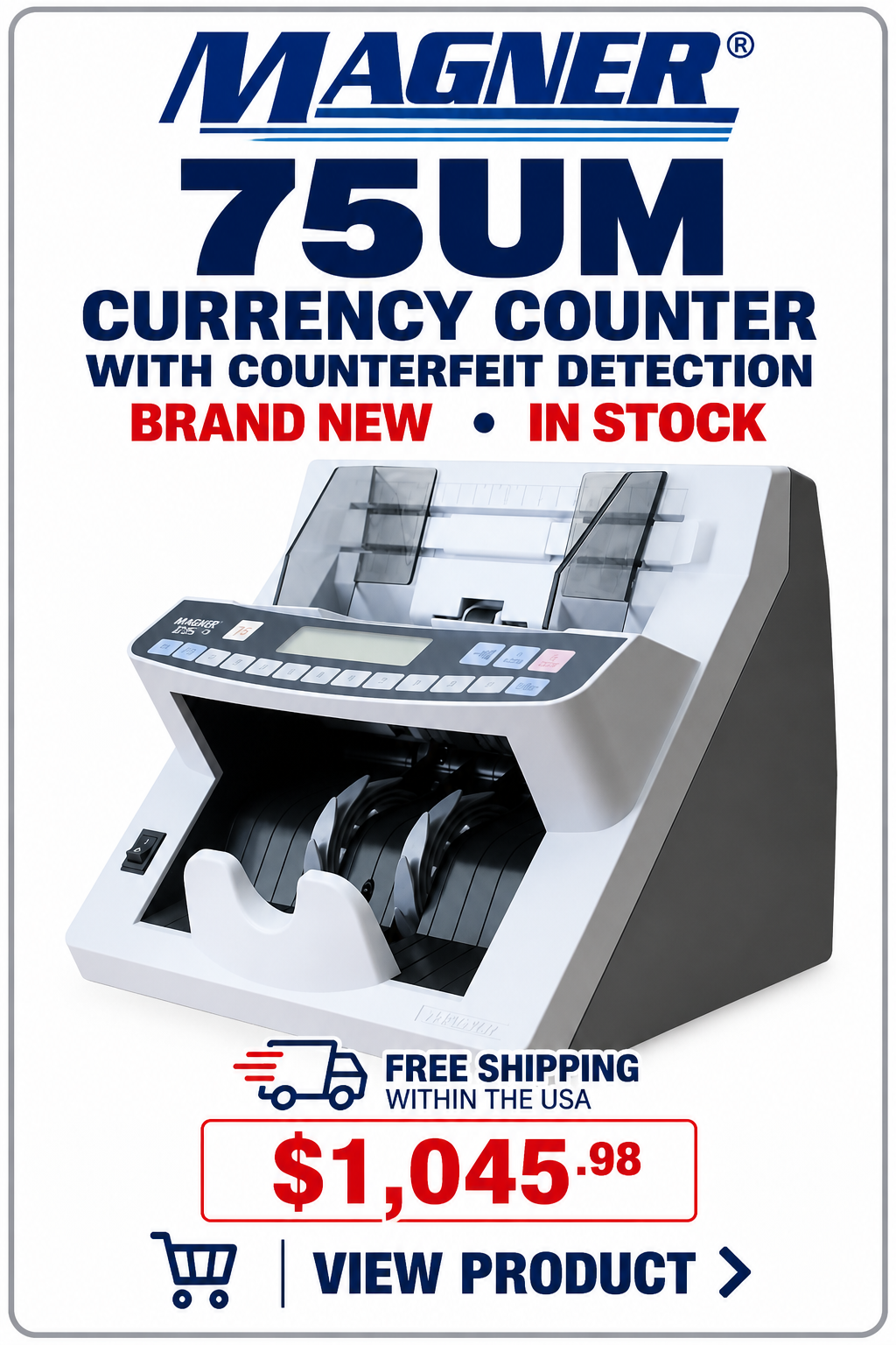 Magner 75UM Currency Counter